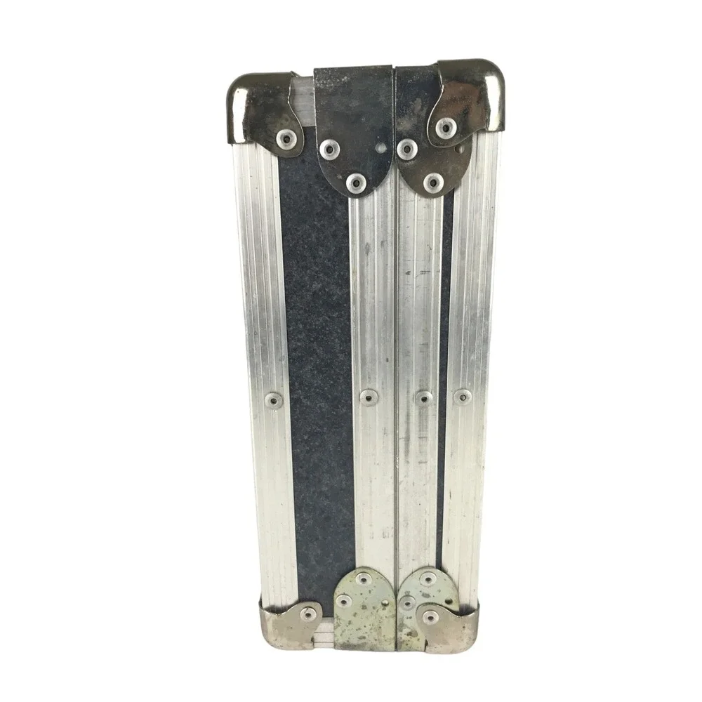King Kase Unisex Gray Silver Inner Pockets Divider Top Handle‎ Briefcase Bag